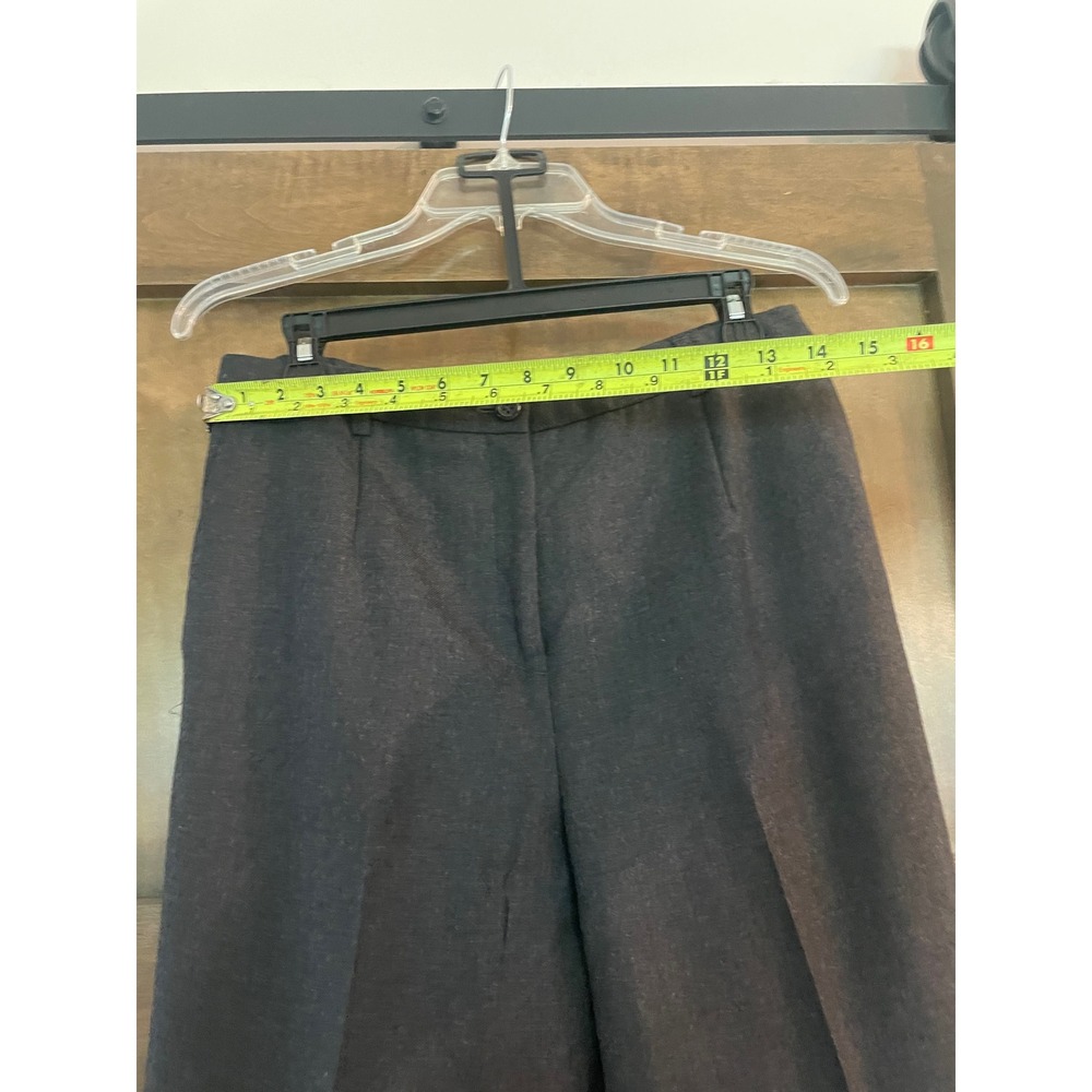 Pendleton Womens High Waisted Straight‎ Leg Dress Pants Charcoal Gray Size 10 - Picture 4 of 9